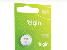 Pilhas Moeda Cr2032 3v Elgin