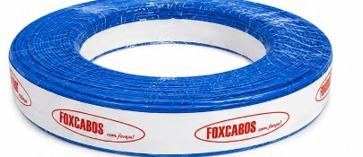 Cabo 0,50mm 100 Mts Azul Cabinho Extra Flexível