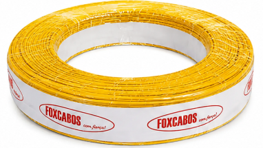 Cabo 0,50mm 100 Mts Amarelo Cabinho Extra Flexível