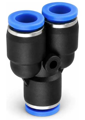 QRYR08-04 - CONEXAO Y DE REDUCAO 08 PARA 04MM